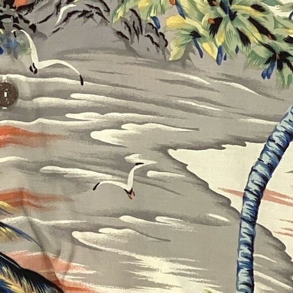Pipeline Hawaiian Shirt Mens Size Medium Floral Tropical Kona Aloha Hawaii - Picture 8 of 9